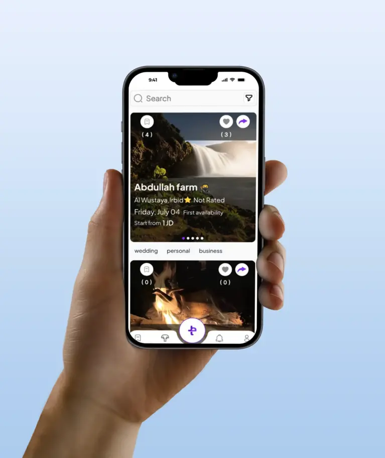 Discover your perfect escape with Tasheh – the ultimate app for luxury vacation rentals. Tasheh connects you to a handpicked collection of premium getaway homes, each offering unique features like private pools, jacuzzis, and serene surroundings. Whether you're planning a peaceful countryside retreat or a stylish urban stay, Tasheh helps you find the ideal property in just a few taps.