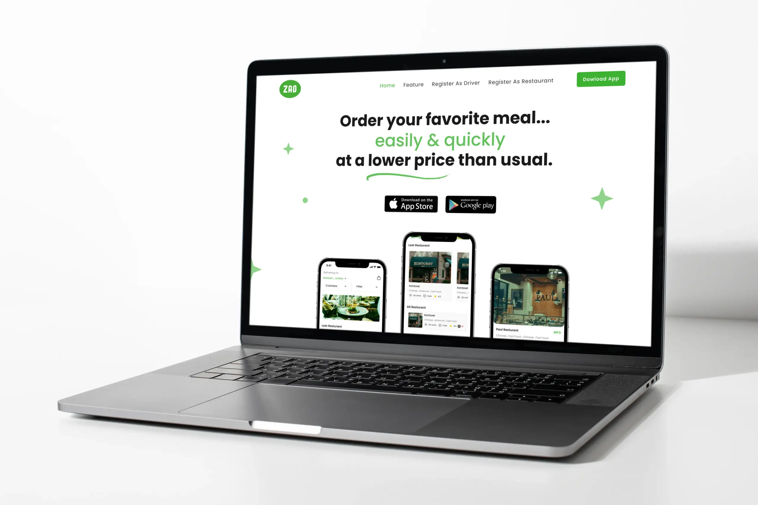 Introducing your new favorite food-ordering app — a seamless experience from menu to checkout. Users can browse, customize, and order meals with just a few taps.